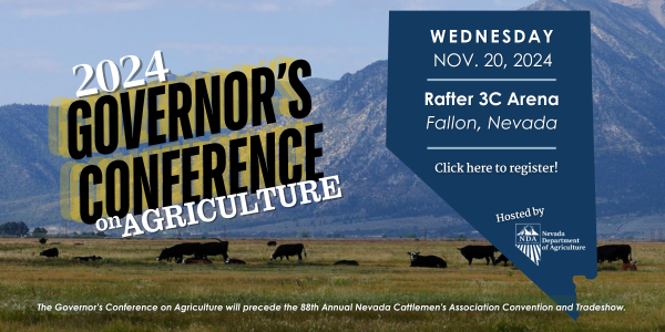 Save the date for the Governor's Conference on Agriculture!